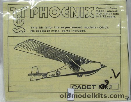 Phoenix 1/72 Cadet Mk.1, P1 plastic model kit